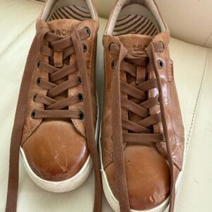 Women’s Taos Casual Leather Sneakers - Brown